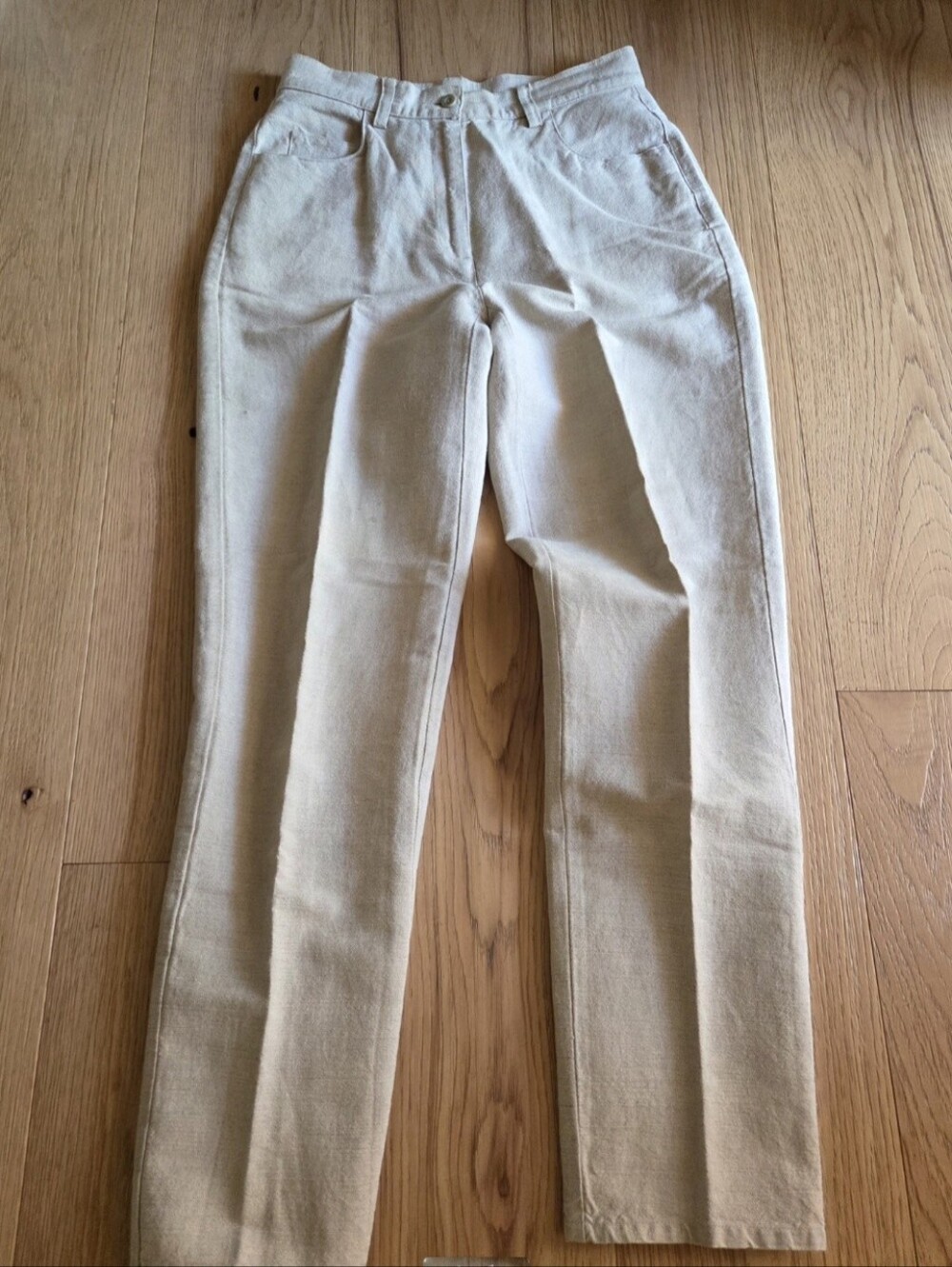 Liz Claiborne Slim Beige Chinos